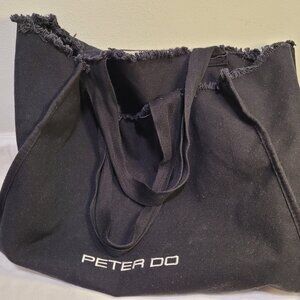 Peter Do Logo-Embroidered Canvas Tote Bag